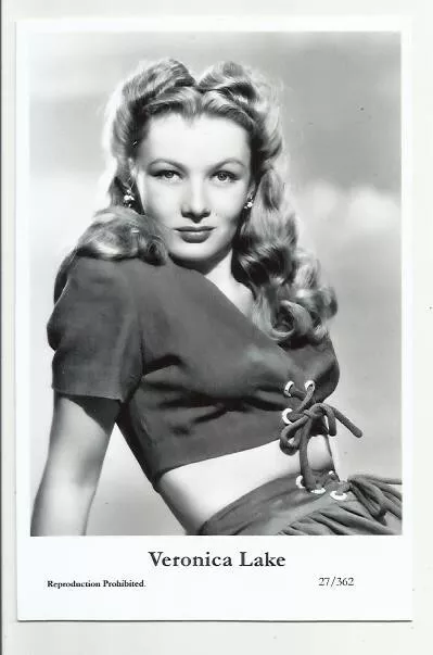 (B1) Veronica Lake Swiftsure Photo Postcard (27/362) Filmstar Pin Up Glamor