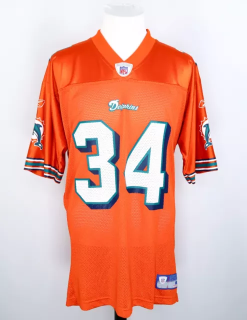 Miami Dolphins Ricky Williams #34 Jersey - Maillot Nfl Vintage Reebok Maglia