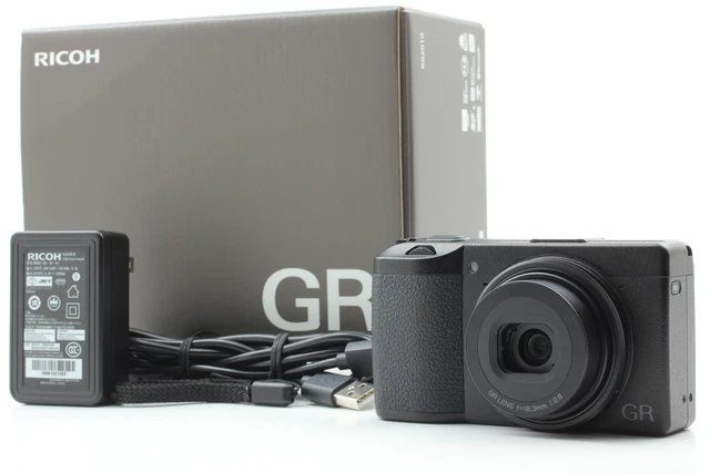 [MINT] RICOH GR III 24.2MP 18.3mm f/2.8 Digital Camera Black From JAPAN