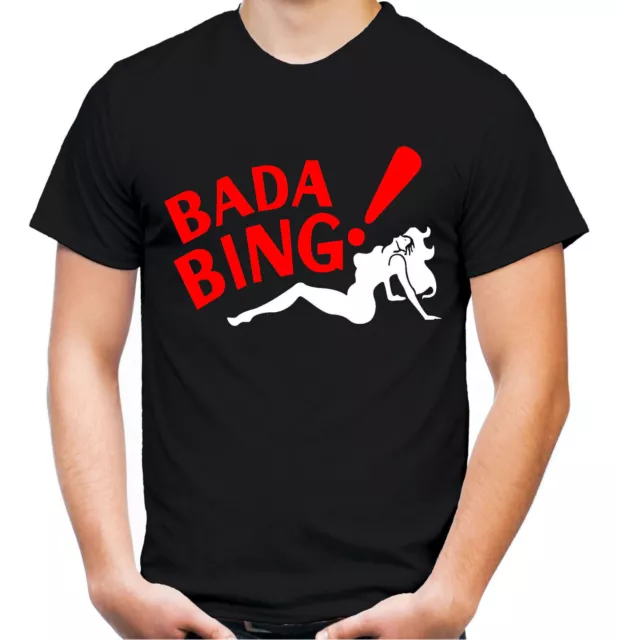 Bada Bing Männer T-Shirt | The Sopranos Titty Twister Studio 54 Kult Mafia Pate