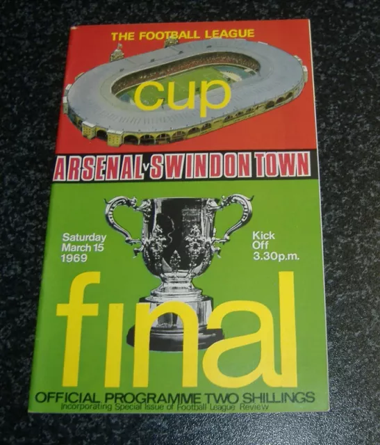 Arsenal v Swindon 1969 - League Cup Final *EXC*