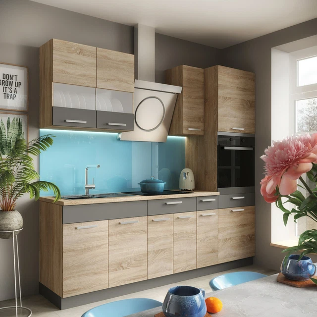 Einbau Kueche Unterschrank ALINA 60 Cm Für Küchenzeile - Weiß Matt