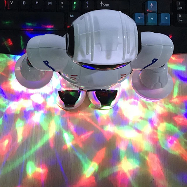 Dancing Robot Electronic Dance Toy With LED Light And Music For Kids Gift