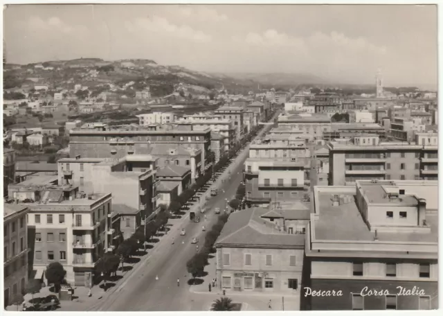 Pescara - Corso Italia - Viagg. 1955 -97643-