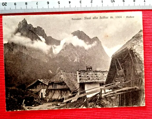 Dolomiti : Siusi allo Sciliar m. 1004 Motivo-f.p.- viag 1939