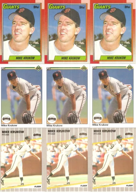 57 Card Mike Krukow Baseball Card Lot         740 3