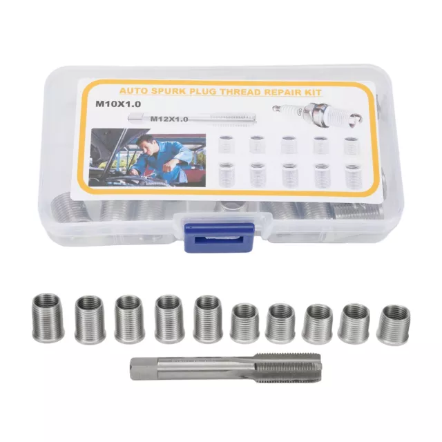 Upgrade Your Spark Plug Thread Repair Kit with M10x1 0 Nuts + M12x1 0 Tap