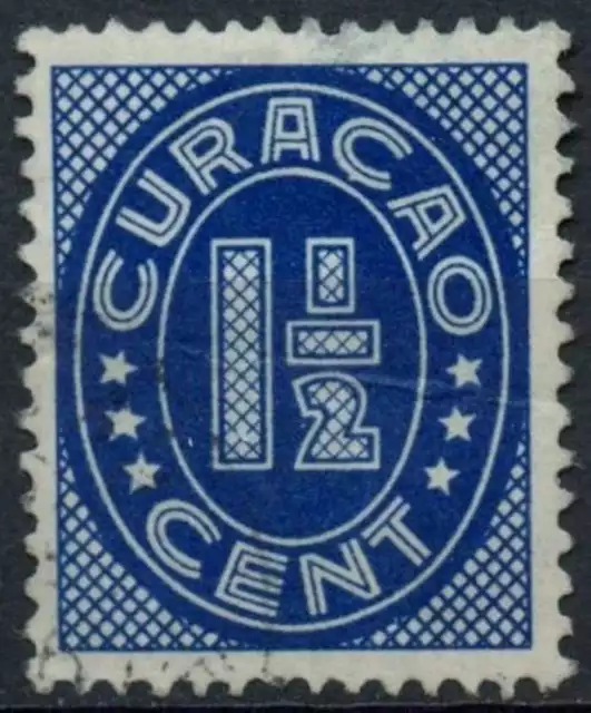 Curazao 1936 SG#156A 1.5c azul usado P13.5x12.5 #E12081