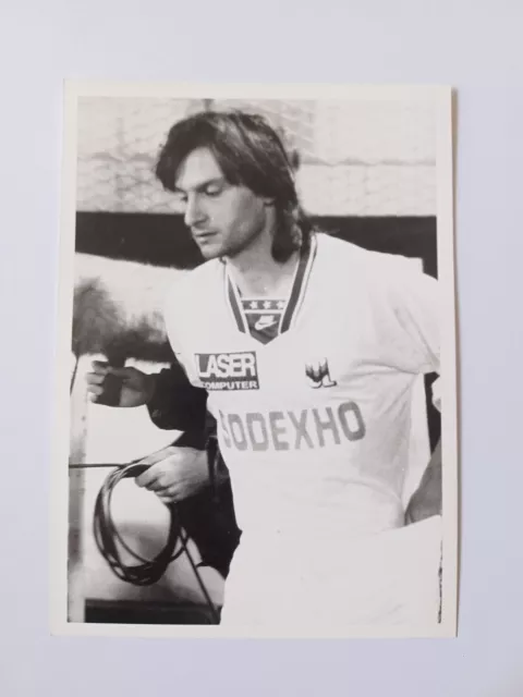 Photographie originale ancienne football Laurent Delamontagne Valence année 1996