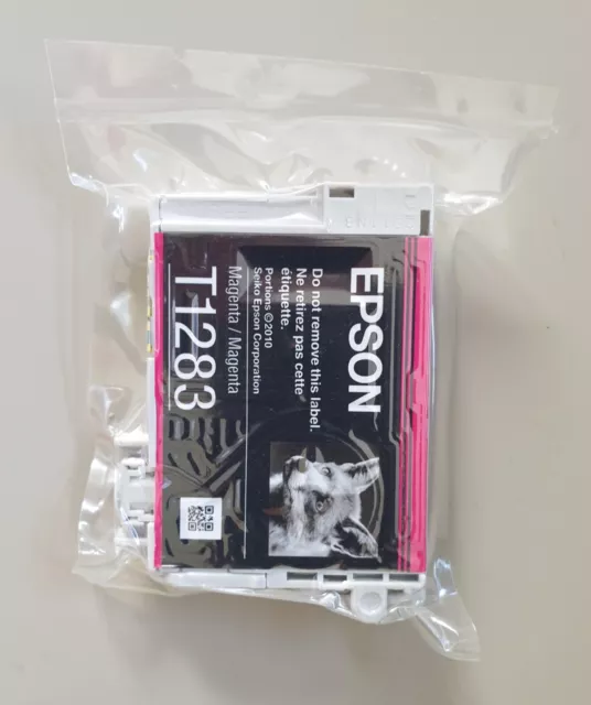 Genuine Epson Magenta T1283 Fox Inkjet Cartridges sealed T1281 T1282 T1284 T1285