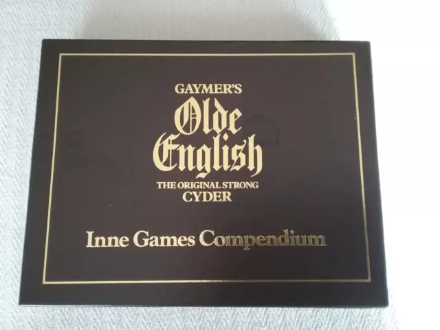 Vintage Gaymer's Olde English Cyder Inne Games Compendium