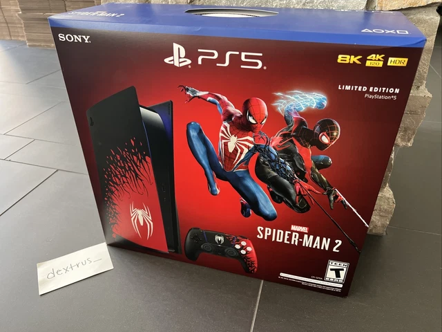 Manette DualSense PS5 Edition Limitée Spider-Man 2 - Steelbook Jeux Vidéo