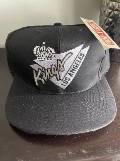 VTG 80s/90s LA KINGS snapback cap Starter hockey NHL NWA sports hat Grey