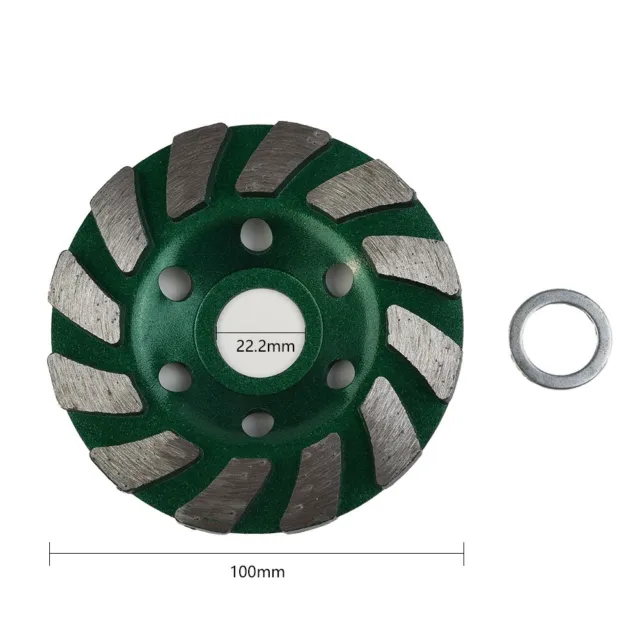 100mm Diamond Heat-dissipating Silencer CUP Wheel Disc For Grinder Granite Stone