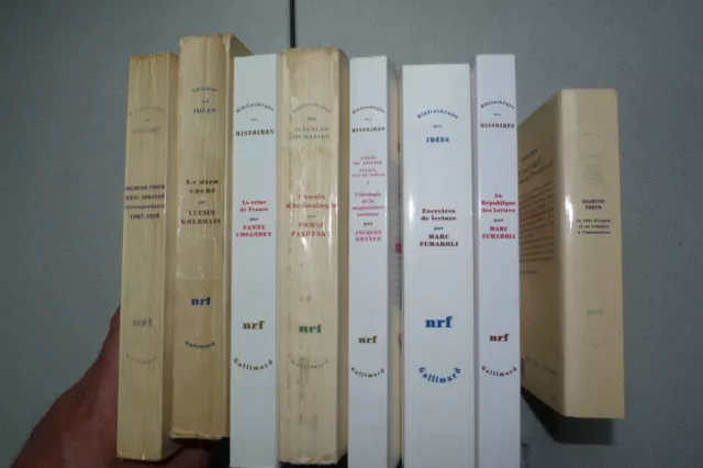 lot de  9 livres  NRF Gallimard