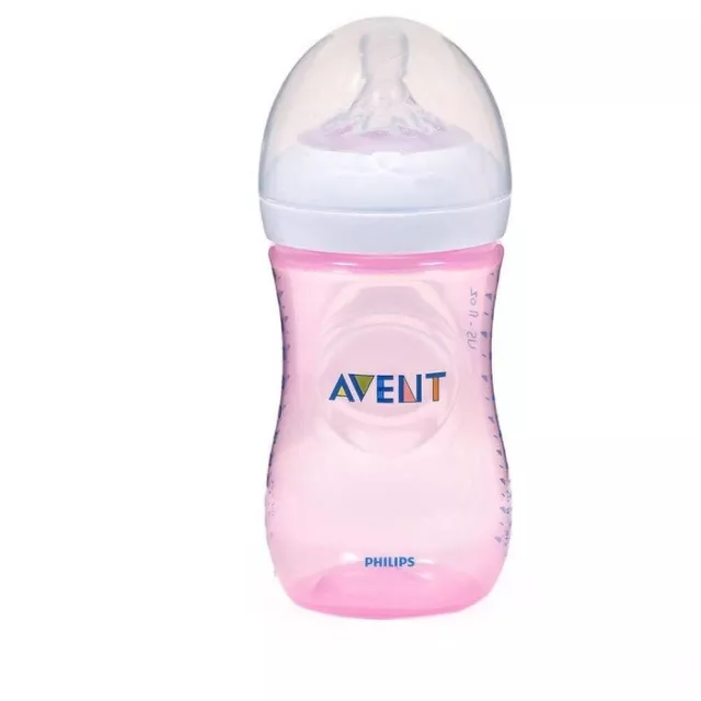 Avent Biberon Natural Rosa 260 ml