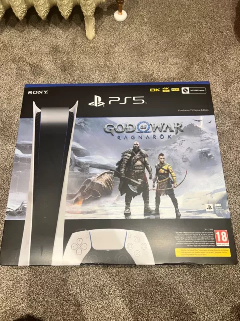 Sony PlayStation 5 (PS5) - Digital Edition - God of War: Ragnarok