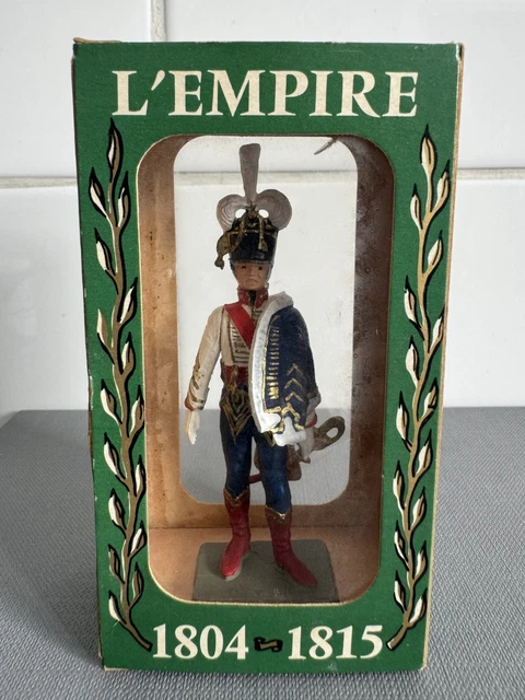 Soldats Napoléoniens STARLUX échelle 54 Mm : 2 Cavaliers Et 2 Fantassins, Boîte D'origine