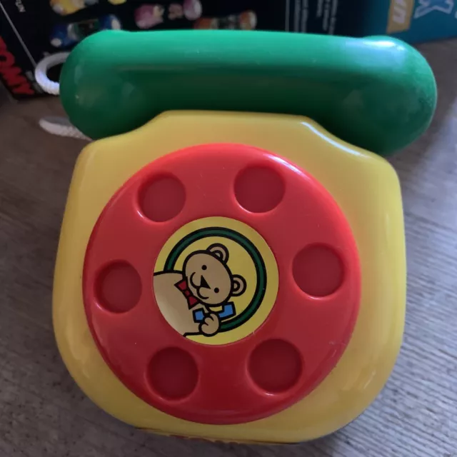 Vintage Tomy Sonn Ris Téléphone Tomy Enfant 3