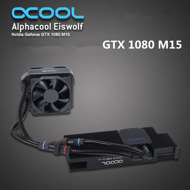 ALPHACOOL GPU GRAPHICS integrated water cooling radiator GTX 1080 M15 ...