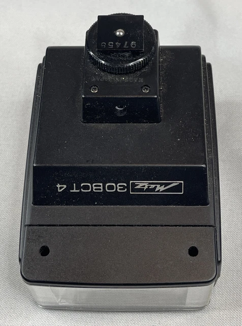TESTED Metz Mecablitz 30 BCT 4 Flash Germany Nikon F3 FM2 FE2 Canon A-1 AE-1 F1 3
