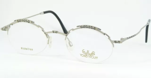 YOKO WOLFF Arts+Crafts 3 col.02 SILVER /BLACK EYEGLASSES GLASSES 48-20-143mm