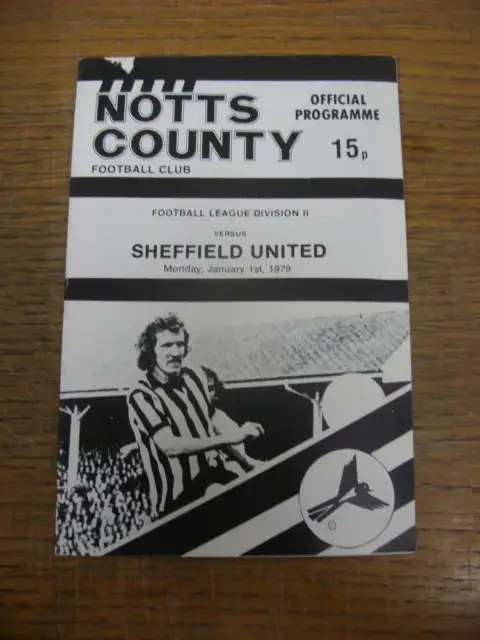 01/01/1979 Notts County v Sheffield United  (worn on front)