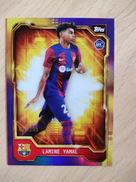 ヤマル 直筆サイン 2024 Topps Dragon Yamal RC】ラミン・ヤマル 直筆サイン 2024 Topps Barcelona - メルカリ
