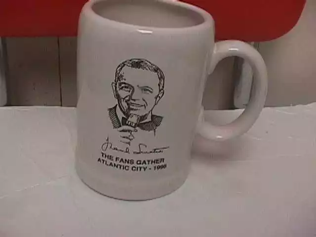 Rare Frank Sinatra Mug The Fans Gather Atlantic City 1996