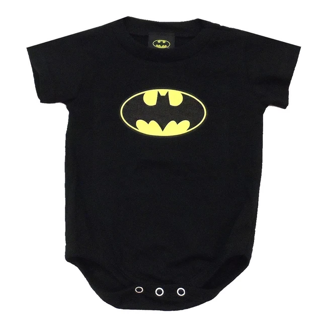 BATMAN LOGO SYMBOLE DC Comics Bébé Enfant Snapsuit EUR 30,82 - FR