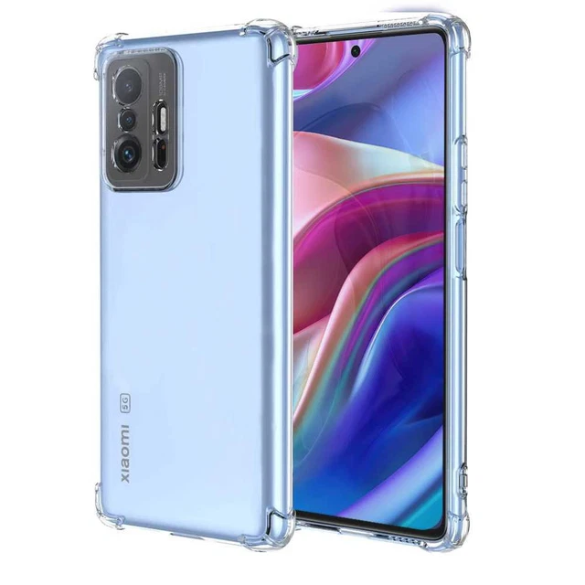 TPU Schutz Hulle Verstarkten Ecken Stossfeste Klar fur Xiaomi Mi 11T/Pro