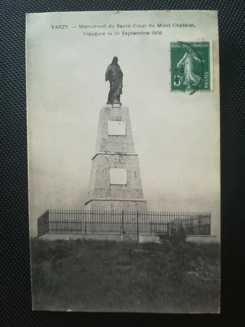 CPA 58 VARZY - Monument du Sacré-Coeur du Mont Chatelet