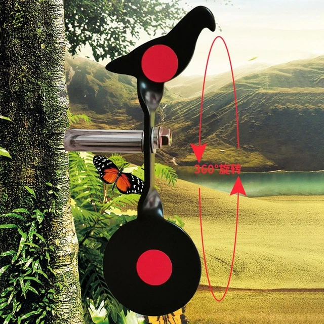 Cible De Tir Rotative Spinner En Acier Inoxydable – Montage Sur Arbre, Chasse Et Loisir