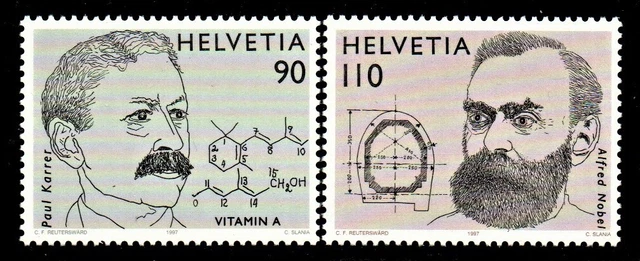 Schweiz Satz MiNr. 1623-1624 von 1997 Europa CEPT Postfrisch N 0785