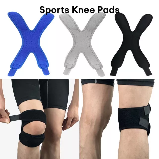Adjustable Sport Knee Support Brace Joint Pain Arthritis Relief Sleeve Knee Pads