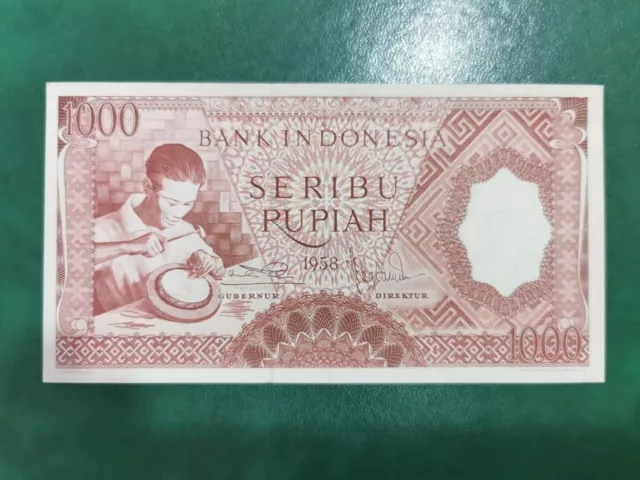 Indonesia 1000 Rupias 1958.Unc