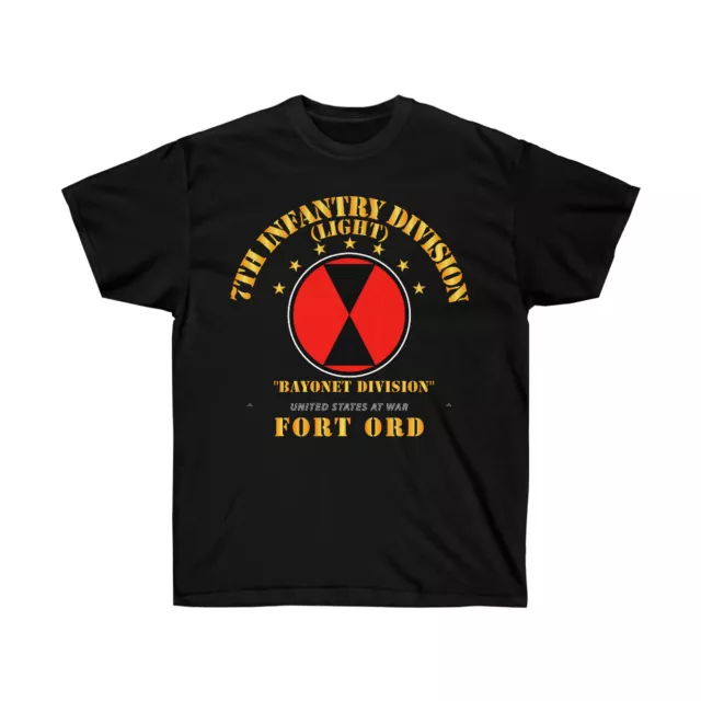Classic - Unisex Ultra Cotton Tee - Army 7th Infantry Division T-Shirt