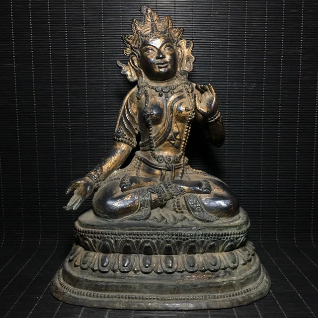 Chinese Exquisite Handmade Guanyin Bronze Statue