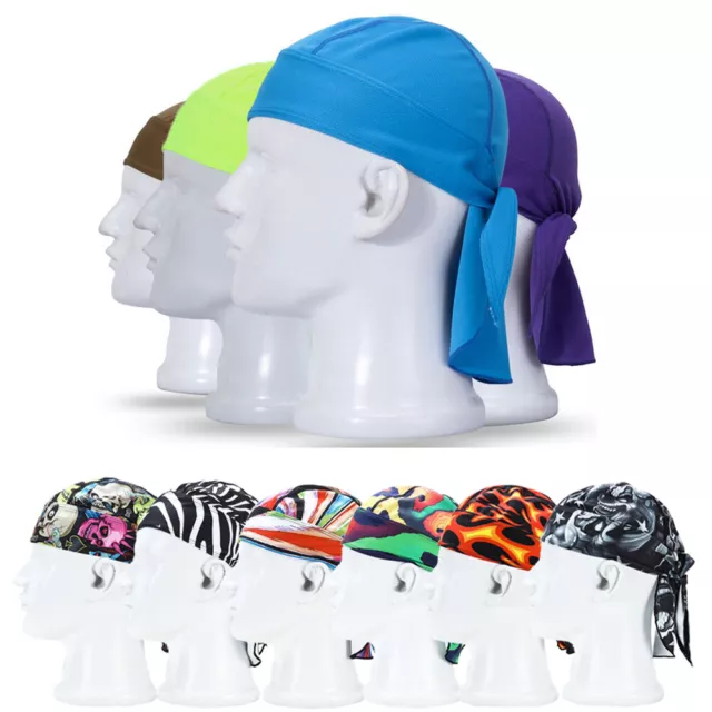 Cycling Sun UV Protection Head Scarf Bandana Pirate Beanie Cap Hat for Men Women