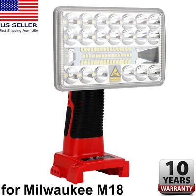 Cordless LED Work Light Powered by Milwaukee 18V M18 Lithium Ion Batteries YEX-B
