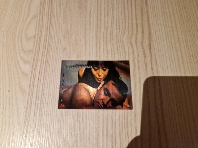 extrêmement rare carte holographique JAMES BOND 007