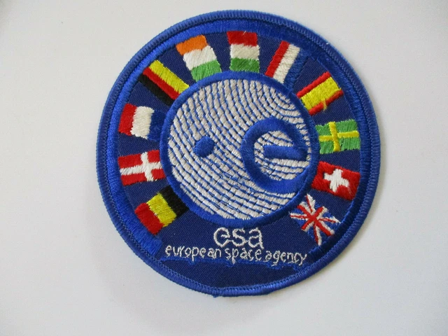 vintage NASA ESA European Space Agency Satellite Launch Mission Patch