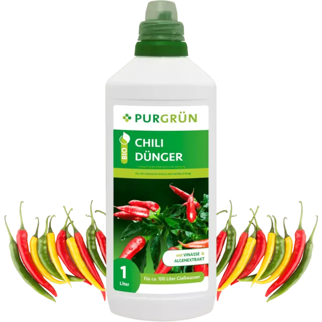 Purgrün Bio-Chilidünger 1 Liter