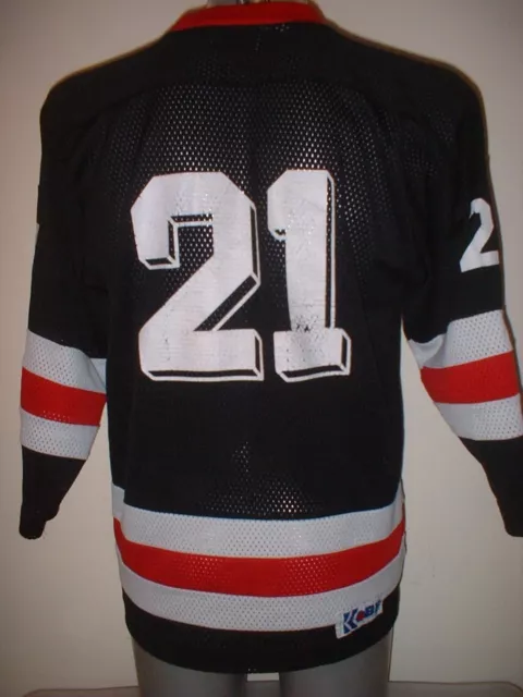 Merlins KOBE 21 Erwachsene kleines Eishockey Shirt Jersey Vintage NHL Top schwarz 3