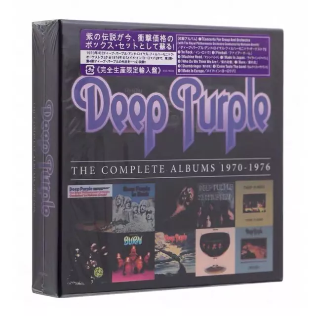 Deep Purple Album Completo 1970-1976 10CD Nuovo & Sigillato Collezione Box Set