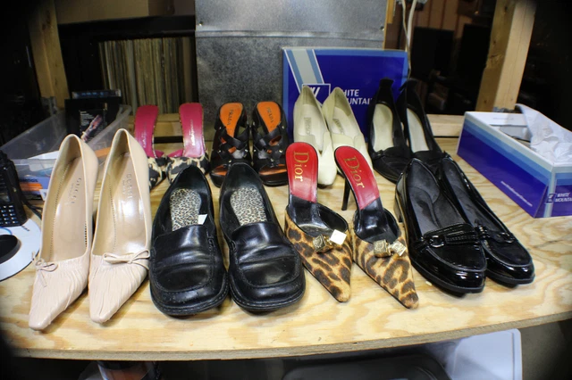Lot of womens shoes Prada Gucci Dior Christian LaCroix size 8 - 8.5 - 9