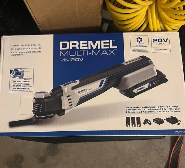 Brand New Dremel Multi-Max Cordless Oscillating Tool Kit MM20V-01 Brand New Dremel Multi-Max Cordless Oscillating Tool Kit MM20V-01