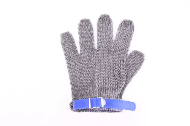 Stainless Steel Chain Mesh Glove Full Hand Wrist Length 2