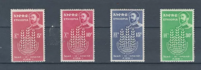 Ethiopia Africa  Colonies Freedom From Hunger Set Mnh Stamps  (Ethiop 48)