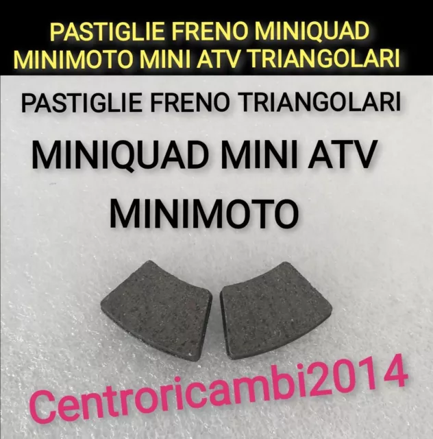 Pastiglie Freno Miniquad Minimoto Mini Atv Triangolari In Coppia